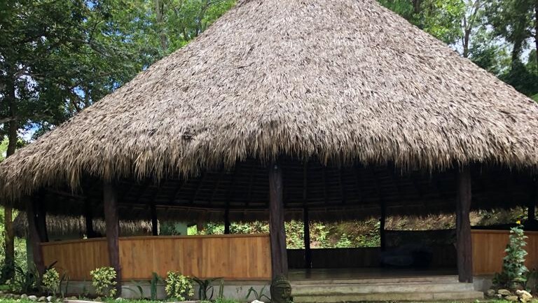 The traditional maloka ceremony space