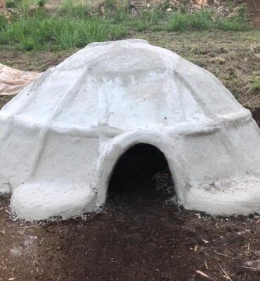 The finished traditional temazcal